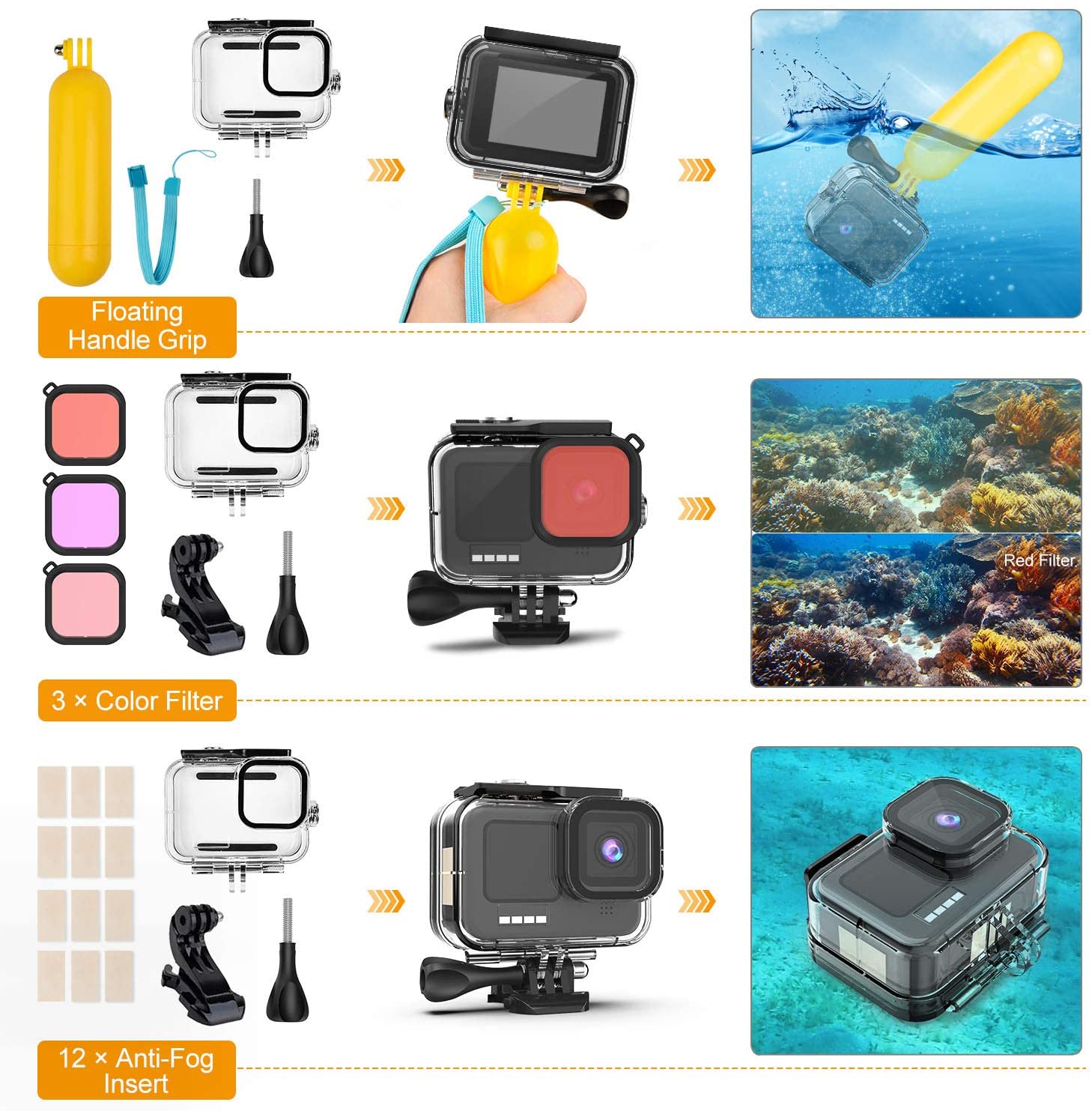 Velká sada set příslušenství speciálně pro GoPro Hero 9 black 4